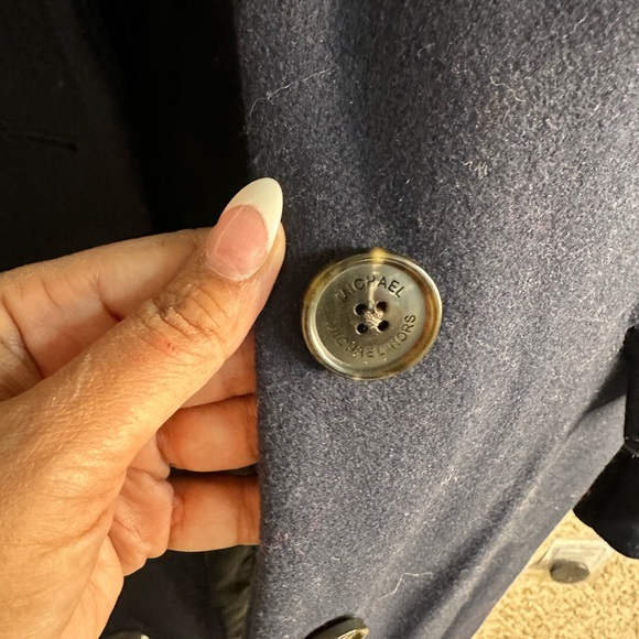 Michael Kors Navy Blue Coat - Picture 4 of 4